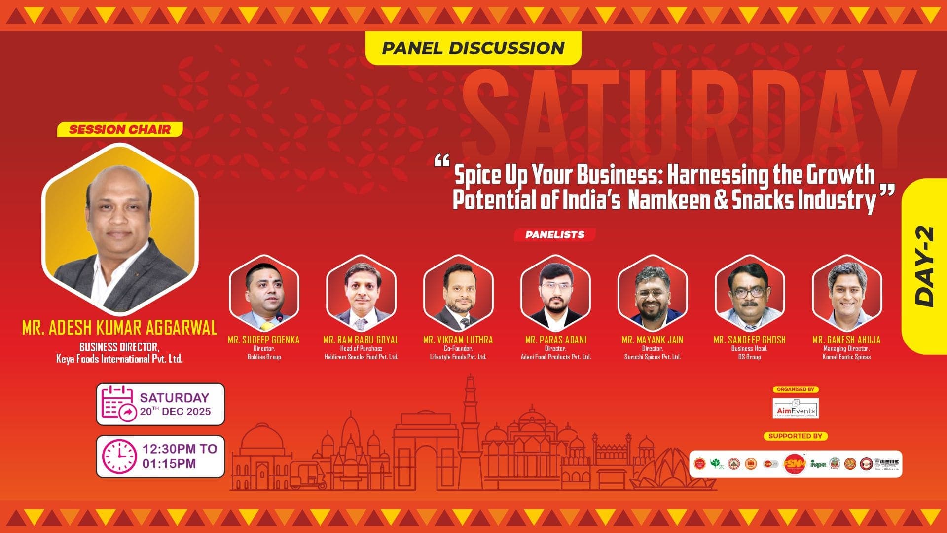 Panel discussion: Spice up your business — growth potential of India's namkeen and snacks industry