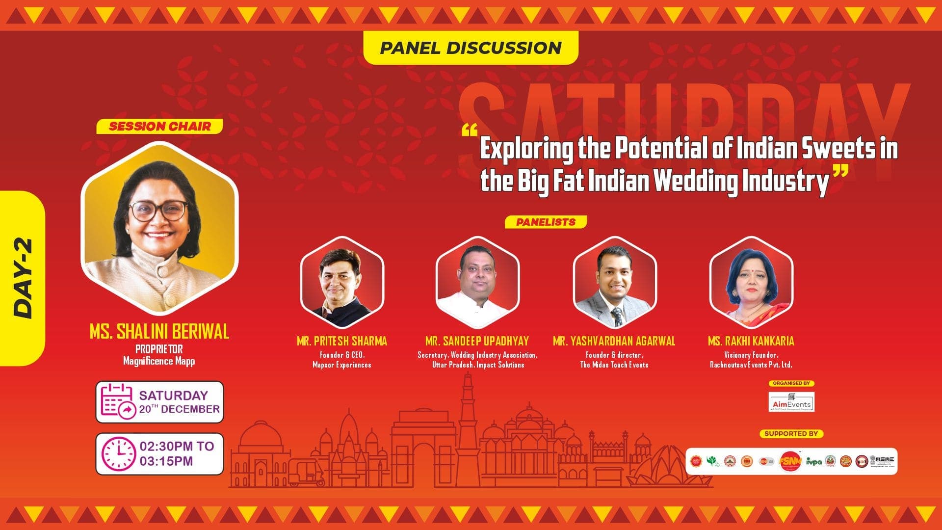 Panel discussion: Indian sweets in the big fat Indian wedding